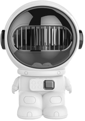 Desk Fan - 17.6cm Astronaut Shape Portable Bladeless USB Electric Cooler