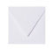 Paper24 Paper24 100 Quadratische Briefumschläge Weiß 125 x 125 mm 12,5 x 12,5 cm mit Dreieckslasche