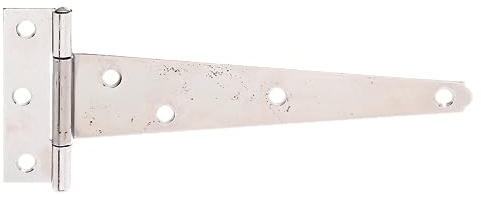 Alberts 850944 Kistenband | mit vernietetem Stift | galvanisch verzinkt, dickschichtpassiviert | Band: 150 mm | Scharnier: 70 mm | 25er Set