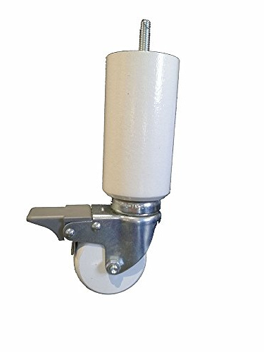 Margot Mobility Praticonfort ohne Bremse 3700527863252 Bettbeine, Holz, Weiß, Höhe 21 cm, 4 Stück