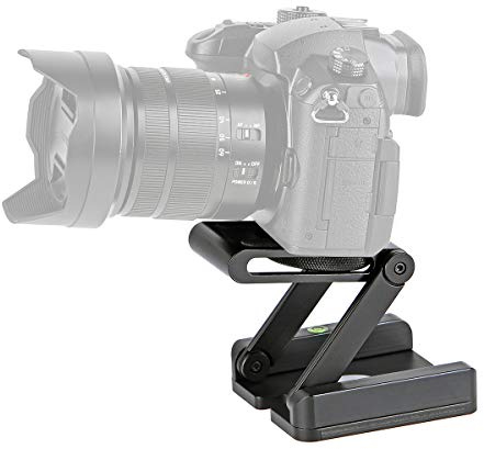 Khalia-Foto Z Flex Tilting Head Board Double Swing Arm Mount for Camera, Black, 2.5 kg Max Weight, Tripod/Table/Floor Mounting, 1/4-3/8 Inch Connector