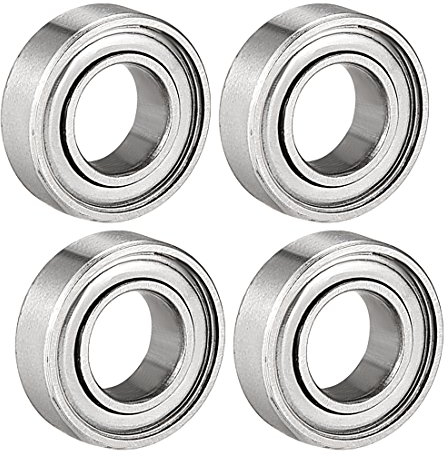 Sourcingmap a18060900ux0408 Kugellager, 8 mm x 16 mm x 5 mm, Stahl, 4 Stück