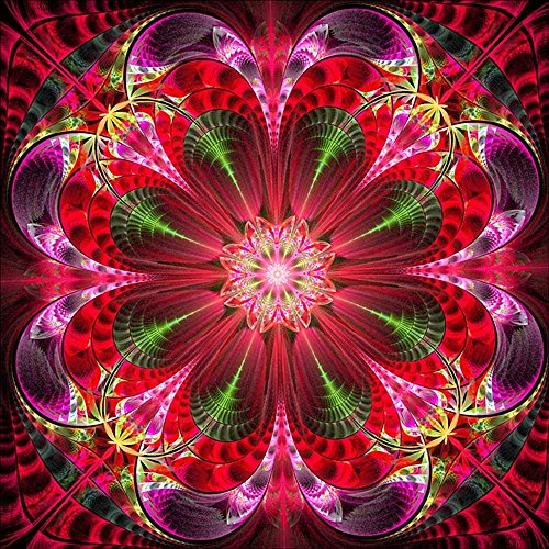 Better Selection Rejoice Mandala Art 5D DIY Diamant Gemälde nach Zahlen Kits für Erwachsene, quadratisch, Stickerei für Wanddekoration, 30x30 cm