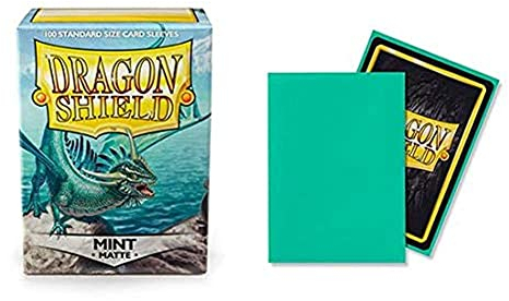 Dragon Shield Matte Mint Standard Size 100 ct Card Sleeves Individual Pack
