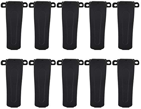 Paquete de 10 Walkie Talkie Clip de cinturón de Repuesto, Clip de cinturón Original H777 para BF-888S BF-666S BF-777S H-777 Walkie Talkie