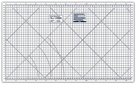 Hemline Foldable Pattern Cutting Sewing Template Temporary Worktop Cutting Board,White,Unfolded: 91.4 x 151.1cm (36 x 59.5in)