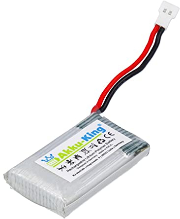 Akku-King Akku kompatibel mit Walkera - Li-Polymer 3.7V 800mAh - 44 x 25 x 9mm - für Hubsan V120D W100SN Syma X5C X5SW X5SC X4 H107 H107L H107C