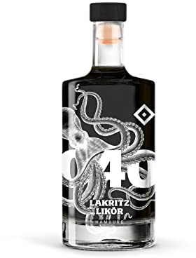 040 Lakritzlikör | 500ml Einzelflasche | 20% vol |süß, salziger Likör des Hamburger SV | Geschenkidee für echte HSV Fans