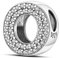 Pandach Damen Charm Anhänger Buchstabe O für Armband 925 Sterling Silber Charms Beads passend für Armband und Halskette, Kompatibel mit Europäischen Armbändern für Frauen Mädchen