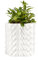 GUTE Dragon Scales Pflanzgefäß und Vase, Dekanter – GOT, Fantasy I Plant and I Know Things – Weiße Marmorfarbe, 15,2 cm Blumenvase, Dragon-Monster, zylindrisch für Zimmerpflanzen, Jahr des Drachen
