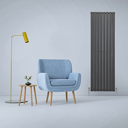 Radiador Panel Plano Lujoso 1800x560mm 180x56cm Gris Antracita Calefacción Calefactor Vertical Horizontal Montaje Pared Cocina Salón Baño Cepillo Limpieza Kit Reparación GRATIS Garantía 15 Años