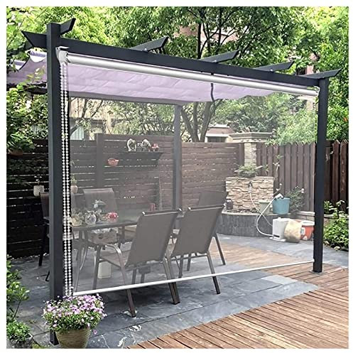 Tapparelle esterne in PVC Tapparelle avvolgibili Trasparenti, Tende avvolgibili Trasparenti Altamente Resistenti, Tende Trasparenti Per Finestre, Tende Avvolgibili In Plastica Con Raccordo, Stor