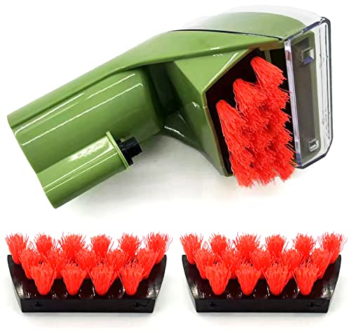 1400B Little Green - Cepillo de repuesto para limpiadores de alfombras verticales y portátiles Bissell Little-Green para 1400B 1425 1400W 1400 1844 2290A, verde, 1 cepillo, 2 cepillos de repuesto