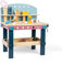 Bigjigs Toys Wooden Tool Bench - 15 Piece Kids Workbench, Construction Toys, Montessori Kids Tool Set, Toys For 2+ Year Old Girls & Boys