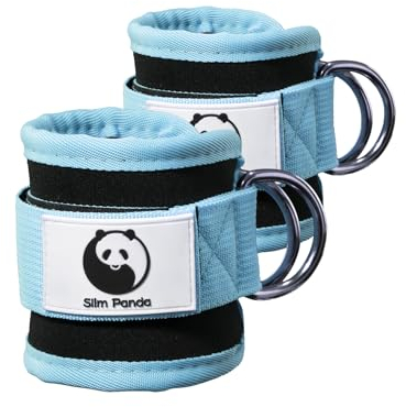 Slim Panda Cinghia Tappetino Yoga in 100% Cotone, Cinghia Stretching Gambe, Porta tappetino yoga regolabile(Tappetino Yoga Non Incluso)