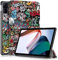 TOPCASE Funda para Xiaomi Redmi Pad SE 11 Pulgadas 2023,Ultra Delgado Carcasa con Soporte Función y Auto-Sueño/Estela,Graffiti