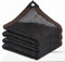 Rete ombreggiante con occhielli, leggera e resistente, tenda da sole per esterni, terrazze, pergolati, balconi, giardini, piante, serre, pollaio (nero, 6 x 6 m)