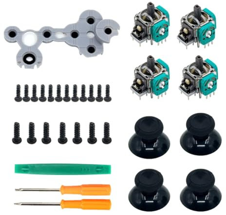 CHICHIYANG Joystick sans dérive avec kit de vis de tournevis, capteur analogique pour Xbox One, module de joysticks gauche et droit