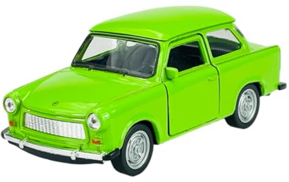 Welly Trabant Trabbi 601 Limousine Grün Ca 1/34-1/39 Metal Modell Auto Die Cast Neu im Kasten