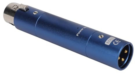 Préampli de Microphone XLR à Gain de 28 DB, Préamplificateur de Micro Actif Dynamique avec Amplification sans Perte pour la Diffusion, le Streaming en Direct (BLUE)