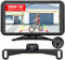 AUTO-VOX Wireless Reversing Camera Kit: 5 HD 1080P Monitor, Easy Installation, Clear Night Vision, IP69K Waterproof, 2 Channels Zero-Lag Digital Signal for Car, Van, Truck & SUV - W12