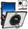 ZenRich Rugged Case for Lenovo ThinkPad X12 Gen 2 12.3inch 2024,Heavy Duty Shockproof Protective Case w/ [360 Rotating Kickstand] [Hand Strap][Shoulder Belt] Compatible with Type Cover Keyboard
