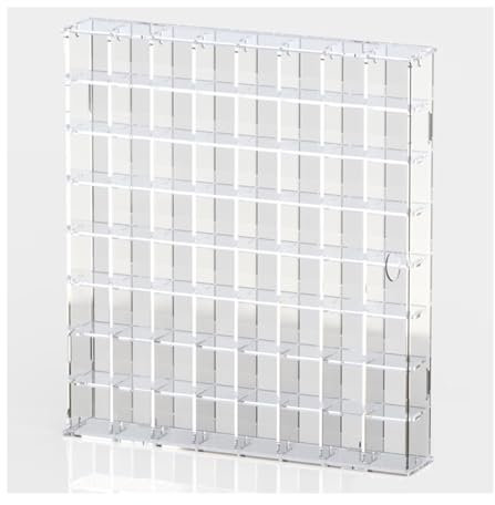 Acryl Vitrine Schaukasten, Vitrine, Große Kapazität Figuren Ständer, Sammlerstücke Organizer, Spielzeugmodelle Kuriositäten Aufbewahrung Regal, Home-Office-Ornamente Box((L x W x H) 31x4.5x35CM)