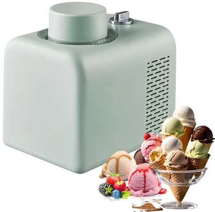 Gelatiera, Macchina da Gelato Automatica da 500 ml con 4 modalità, mantenendo Fredda in 8H, Produttore di Yogurt congelato con Pala Staccabile, per Fare Un Servizio Morbido, Sorbetto