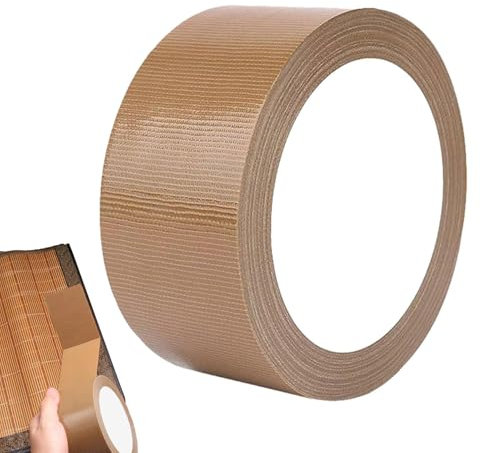 Genérico Nastro marrone scuro | Nastro di riparazione per tappetino di raffreddamento per mobili, durevole, nastro per mascheratura marrone per mobili, comodo e ideale per riparazioni