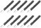 Steowsey Portable Quick Knife Sharpener, Lawn Mower Dull Blade Sharpener, Multifunctional Garden Tool Sharpener,Black
