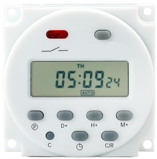 Interruttore timer digitale Microcomputer Interruttore di controllo del tempo 220V Piccolo timer CN101A12V Alimentatore Accensione/Spegnimento automatico 24V(220V)