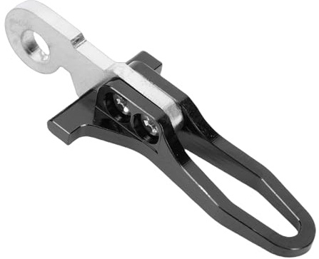 Alomejor Bike Hook, Stainless Steel Aluminum Alloy Seatpost Hook for Folding Bike Replacement (Black)