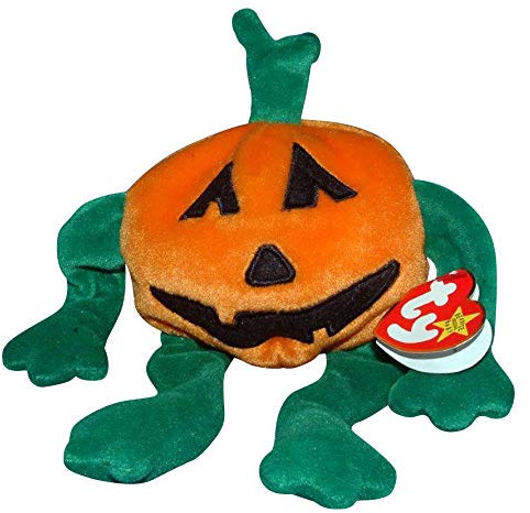 TY - Beanie Baby - Plüschfigur Pumkin / Kürbis / Halloween (ca. 9 cm hoch)
