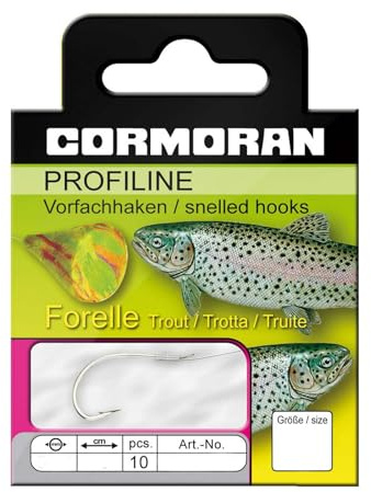 Cormoran PROFILINE Forellenhaken Nickel Gr.8 0,20mm