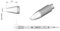 JBC Lötspitze Serie C245 Meißelform, C245741/2,4 x 0,6 mm, gerade C245741 (Lötkartusche 2045 2245 Loetkartusche Loetspitze Lötpatrone Loetpatrone Meißelspitze C245 bleifrei)