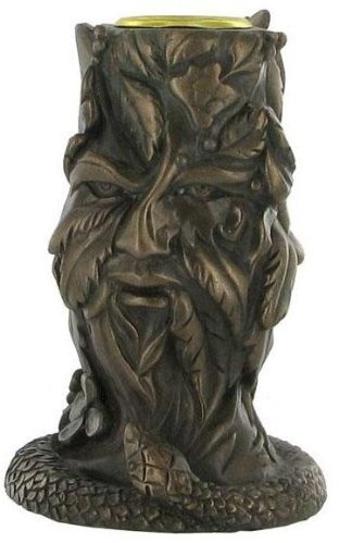 Greenman Kerzenhalter im Wicca-Stil