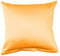 Lorena Uni Classic Mako-Satin Kissen Bezug einfarbig Baumwolle (Sonne, 80 cm x 80 cm)