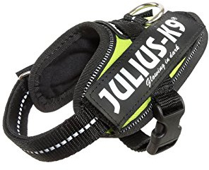 Julius-K9, Arnés IDC Power, Tamaño: 3XS / Baby 1, Verde Neón UV