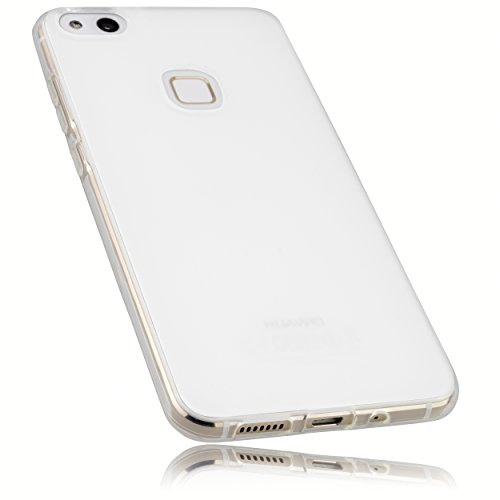mumbi Hülle kompatibel mit Huawei P10 lite Handy Case Handyhülle, transparent weiss