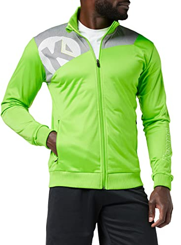 Kempa Herren Herren Jacke Core 2.0 Poly Jacke, hope grün/dark grau melan, 3XL, 200219607
