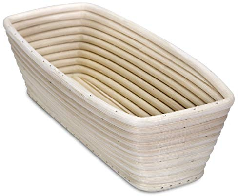 Städter 836044 Gärkorb Rechteck, Rattan, beige, 26,5 x 14 cm/H 6,5 cm