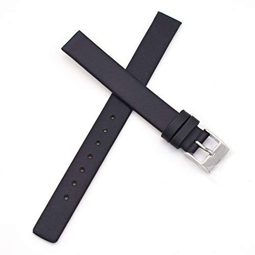 Replacement Watch Band for Skagen Women's Watches 12mm with Screws (Black)