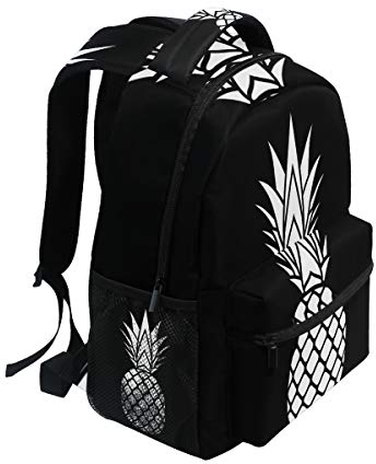 Mnsruu Ananas-Rucksack, Schwarz