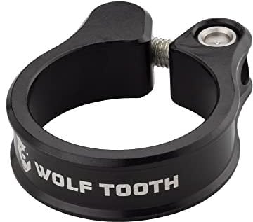 Wolf Tooth | Seatpost Clamp 28.6mm | Black | Customisable Bike Accessories and Components Precision Engineered