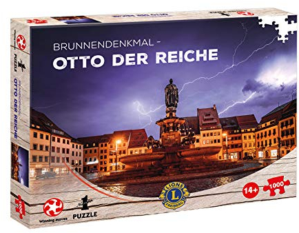 Winning Moves Hochwertiges großes Puzzle Lions Club Freiberg 1000 Teile Puzzel 66,5 x 50 cm