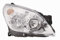 AUTOFORNITURE ITALIA Scheinwerfer vorne rechts Astra H 2007-2009 LED, Chrome, Weiß