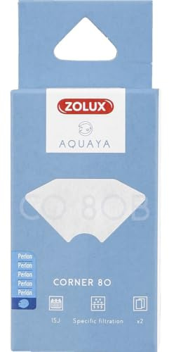 Zolux - Filtre pour Pompe Corner 80, Filtre CO 80 B perlon x 2. pour Aquarium. - ZO-330221
