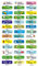 Indigos UG Namensschilder für Kleidung & Gegenstände grau - 35x10mm - 60 Sticker - Namensaufkleber Kinder Schule - Kindergarten, KITA - für Wäscheetiketten selbstklebend