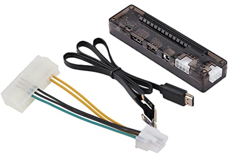 Scheda grafica esterna per laptop Dock per scheda video indipendente, per Mini PCI-E, Expresscard, uscita interfaccia 6 pin + 8 pin, senza alimentatore