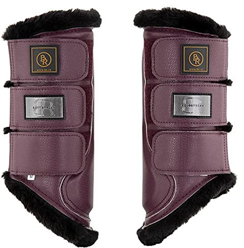 Bieman de Haas BR Gamaschen Majestic Sascha Kunstfellfutter (M, Mauve Wine)